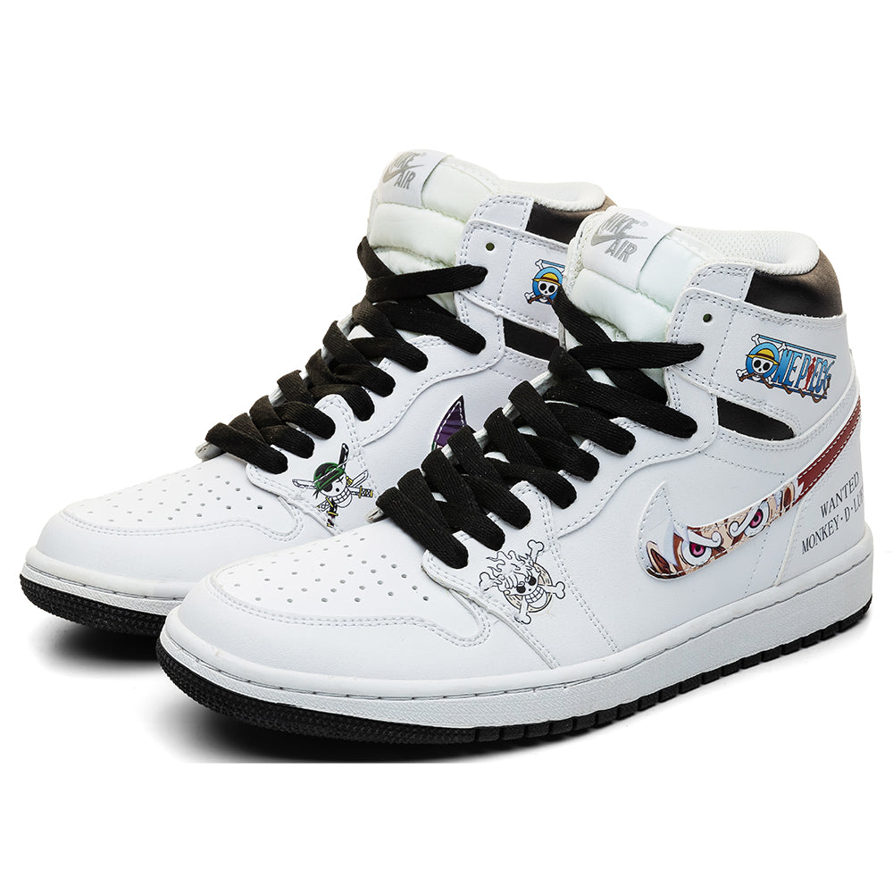 Luffy and Zoro V.1 Custom TS High Sneakers