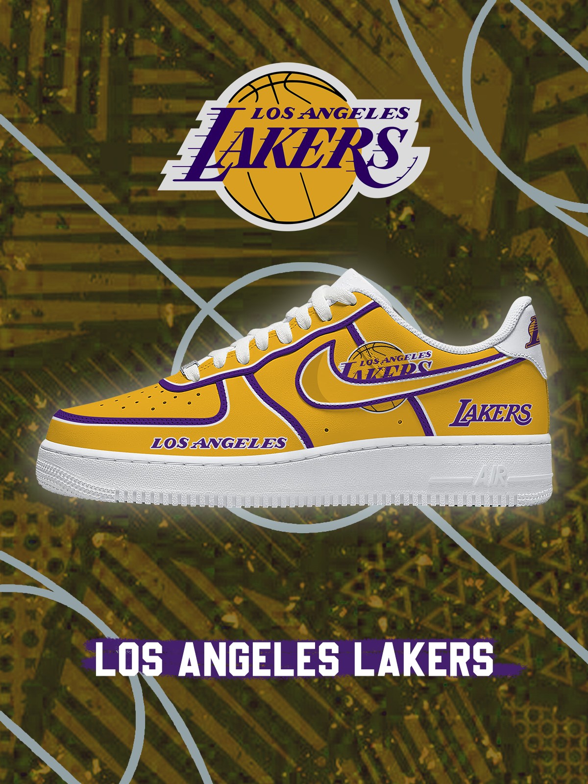 Los Angeles Basketball V.3 Custom Air-Style Sneake
