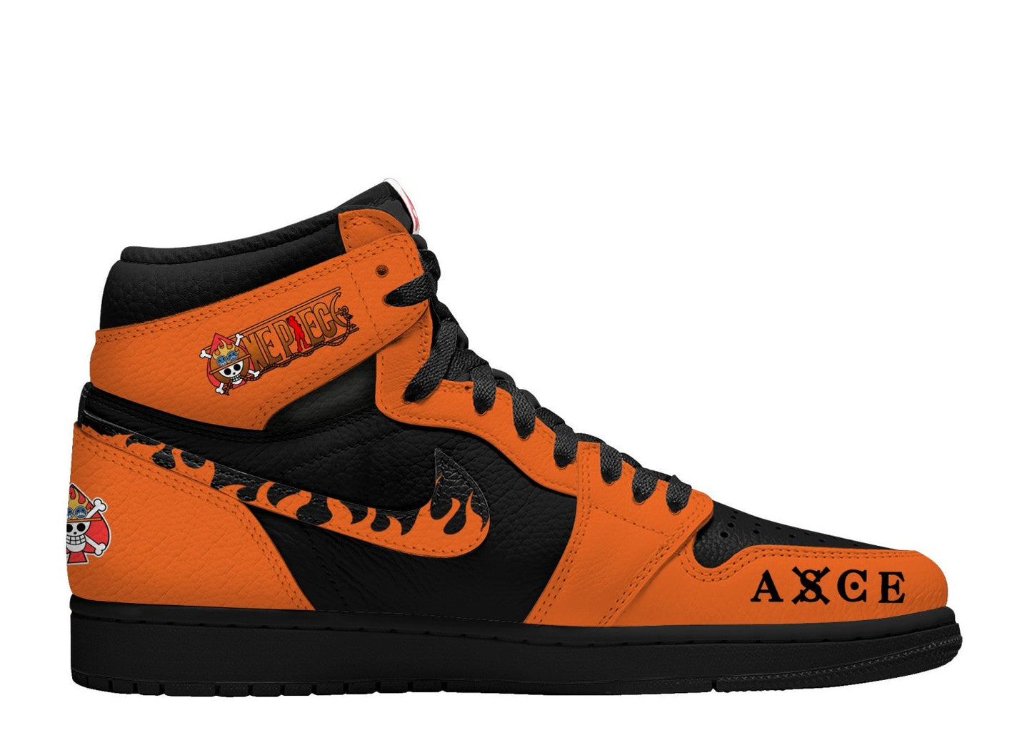 Portgas D Ace V.2 Custom TS High Sneakers