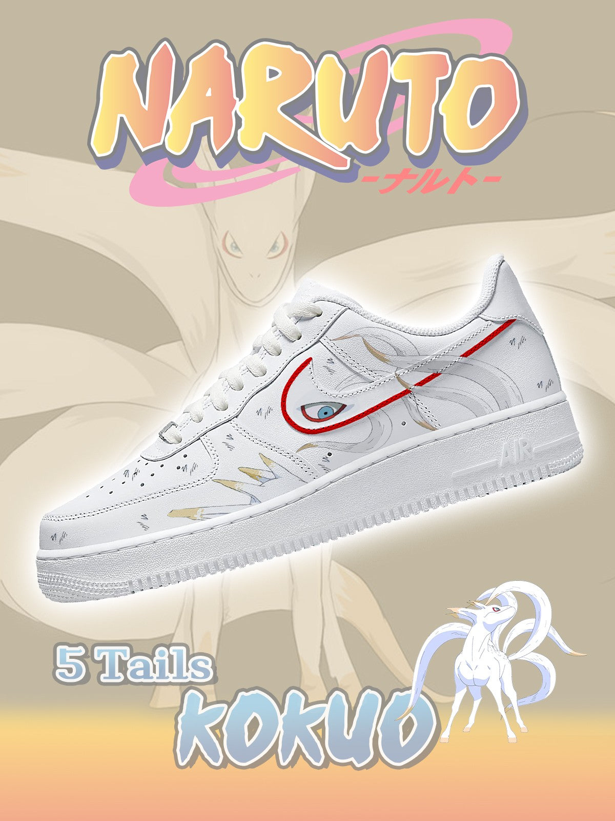 Five-Tails Kokuo Custom Sneakers