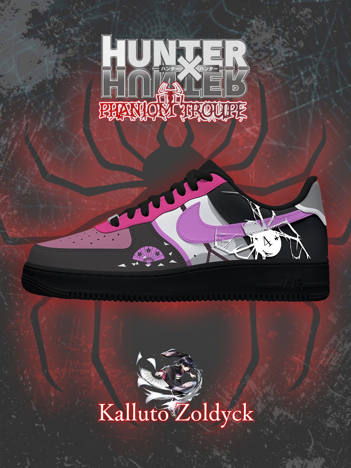 Kalluto Zoldyck Custom Sneakers