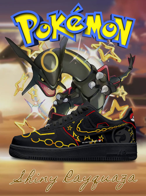 Shiny Rayquaza V.2 Custom Air-Style Sneakers