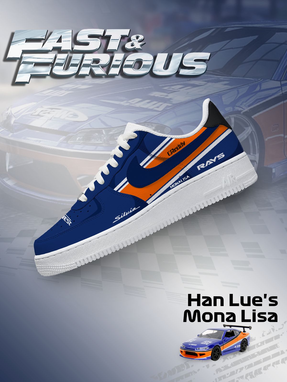 Han Lue's Mona Lisa Custom Sneakers