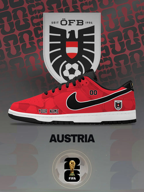 World Cup 2026 Austria V.1 Custom SB-Style Sneakers