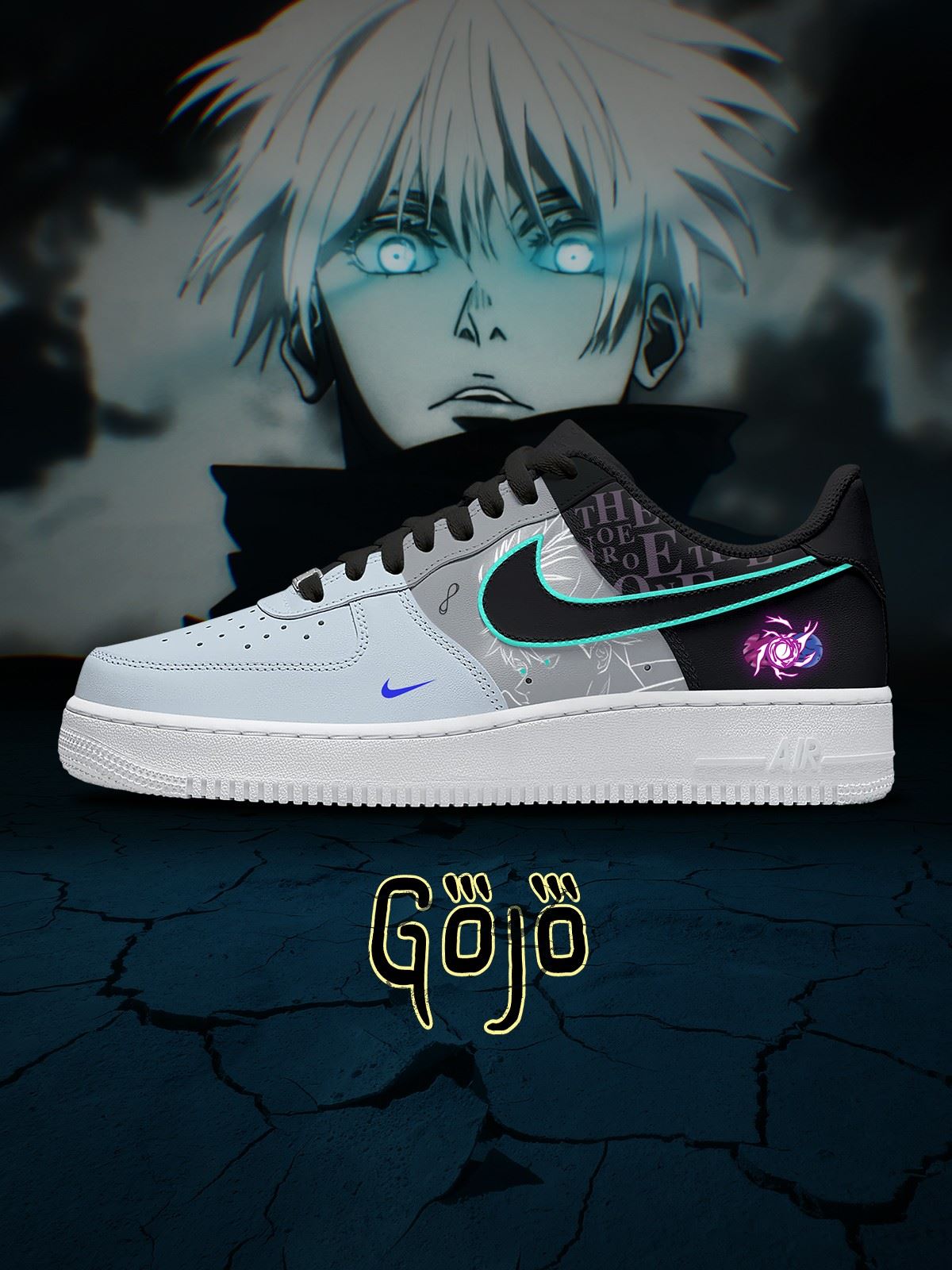 Satoru Gojo No.2 Custom Sneakers