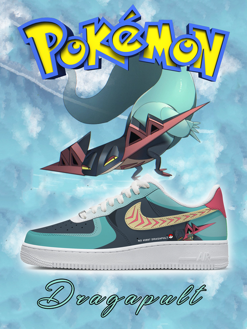 No.0887 Dragapult Custom Sneakers