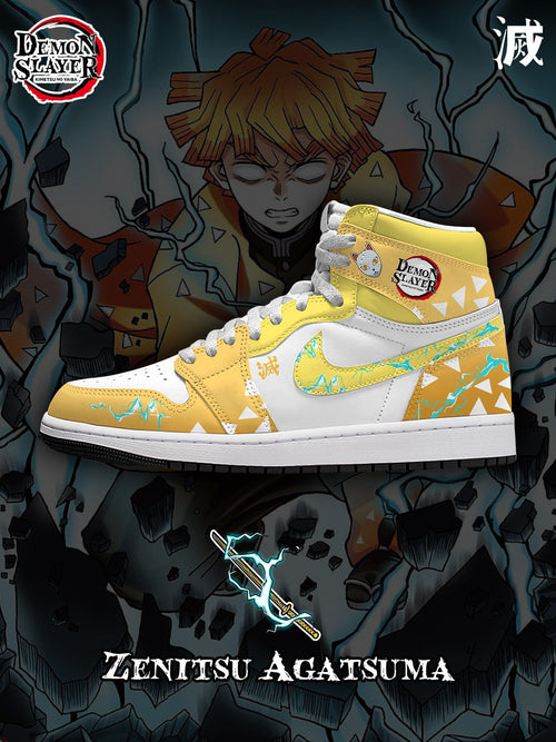 Zenitsu Agatsuma V.1 Custom High-Top Sneakers