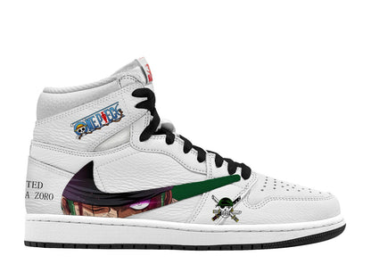 Luffy and Zoro V.1 Custom TS High Sneakers