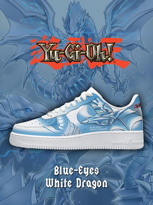 Blue-Eyes White Dragon V.1 Custom Sneakers