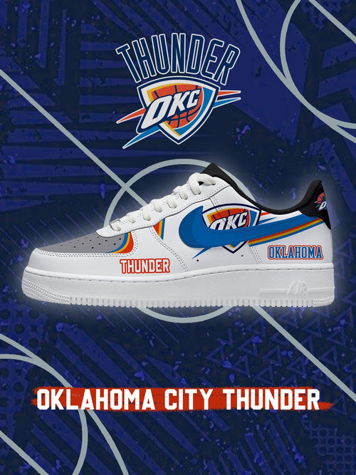 Oklahoma City Basketball V.2 Custom Air-Style Snea