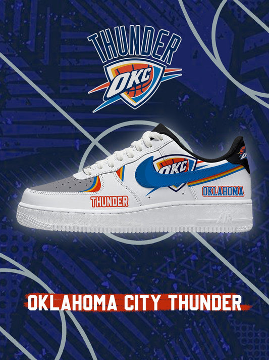 Oklahoma City Basketball V.2 Custom Air-Style Snea