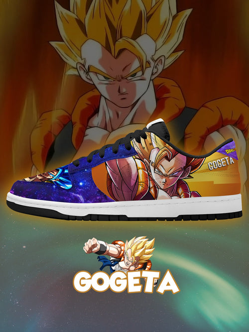 Gogeta V.1 Custom Court-Low Sneakers