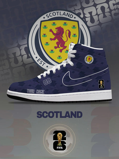 World Cup 2026 Scotland V.1 Custom High-Top Sneakers